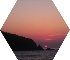 夕日